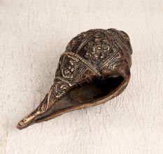 Himalayan Art Finest Brass Shell for Prayer and Decoration
