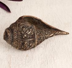 Himalayan Art Finest Brass Shell for Prayer and Decoration