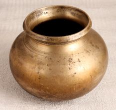Handmade High-Quality Brass Cooking Pot for Flower Decor