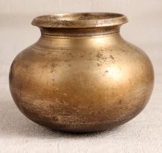 Handmade High-Quality Brass Cooking Pot for Flower Decor