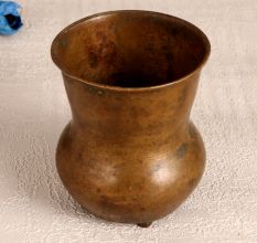 Unique Finest Brass Holy Water Pot for Prayer Room