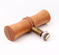 Natural Wooden T-Bar Cabinet Knobs for Drawer