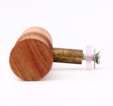 Natural Wooden T-Bar Cabinet Knobs for Drawer