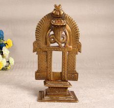 Vintage Brown Finish Brass Prabhavali Made of Finest Brass