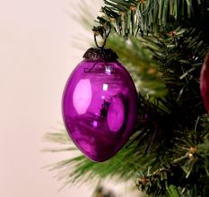 6 Pieces Multicolor Christmas Ornaments - Easter Eggs Decor Christmas Tree Ornaments 