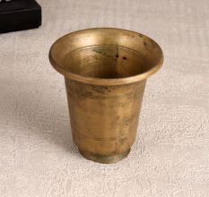Holy Water Glass Made of Finest Brass for Prayer Room
