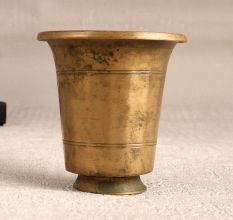 Holy Water Glass Made of Finest Brass for Prayer Room