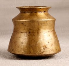 Handmade Finest Brass Holy Water Pot in South Indian Art