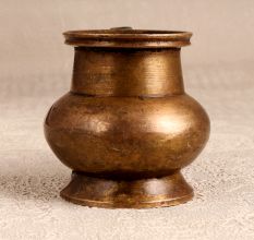 Handmade Finest Brass Water Pot with Spout in South Indian Art