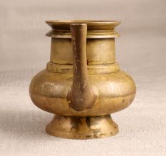 Elegant Brown Water Pot with Spout Made of Finest Brass