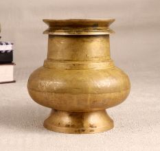 Elegant Brown Water Pot with Spout Made of Finest Brass