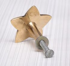 Golden Flower Mother of Pearl Dresser Knobs and Pulls