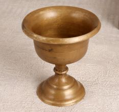 Handcrafted Vintage Brass Kumkum Cup for Home Decoration