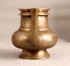 Sturdy Finest Brass Holy Water Pot with Spout for Decor