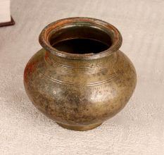 Vintage Finish Holy Water Pot Made of High-Quality Brass