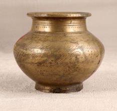 Handmade High-Quality Brass Water Pot for Home Decor