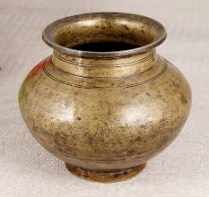 Engraved Handmade Holy Water Pot Made of Premium Brass