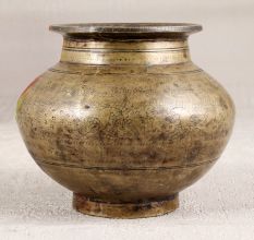 Engraved Handmade Holy Water Pot Made of Premium Brass