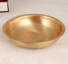 Handmade Finest Bell Metal God Bath Bowl for Prayer Room