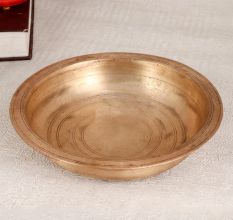 Antique Brown Finish Bowl Made of Finest Bell Metal