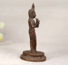 Finest Brass Statue of Lord Krishna and Goddess Radha for Worship