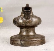 Gray Finish Finest Brass Hookah Base for Indoor Decoration