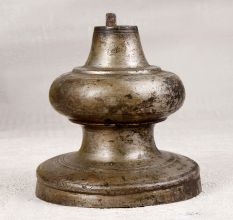 Gray Finish Finest Brass Hookah Base for Indoor Decoration
