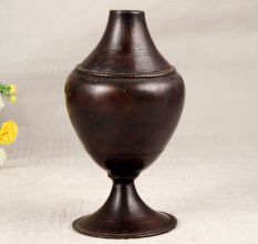 Handcrafted Himalayan Art Hookah Base Made of Finest Brass