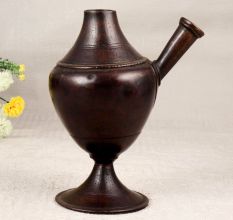 Handcrafted Himalayan Art Hookah Base Made of Finest Brass
