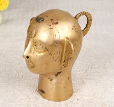 Handmade Finest Brass Gauri Head Statue for DÃ©cor