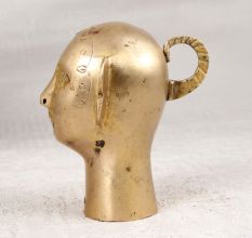 Handmade Finest Brass Gauri Head Statue for DÃ©cor