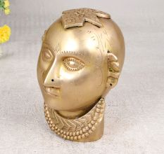 Finest Brass Gauri Head Statue for Home Decor