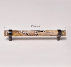 Adjustable Dresser Pulls Etched Wooden Cabinet Handles (7 Inch)