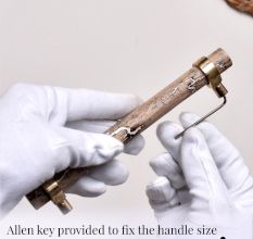 Adjustable Dresser Pulls Etched Wooden Cabinet Handles (7 Inch)