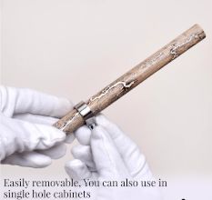 Adjustable Dresser Pulls Etched Wooden Cabinet Handles (7 Inch)