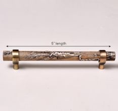 Etched Wooden Door Handles Adjustable Drawer  Pulls(5 Inch)