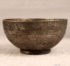 Handcrafted Engraved Brass Bowl for Home & Office Decor