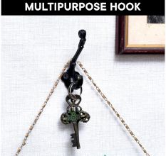 Black Decorative Cast Iron Coat Hooks
