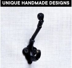 Black Decorative Cast Iron Coat Hooks