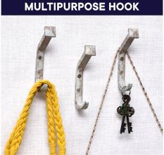 Double Prong Rustic Hooks Antique Cast Iron Hooks