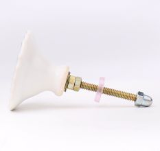 Golden Flower Ceramic Kitchen Cabinet Knob