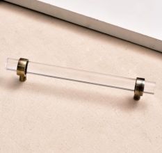 Adjustable Hardware Pulls Acrylic Door Handles (5 Inch)