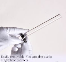 Adjustable Hardware Pulls Acrylic Door Handles (5 Inch)