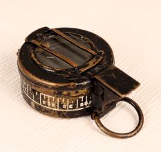 Handcrafted Vintage Brass Compass from British Period