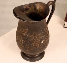 Engraved High-Quality Brass Jug for Flower Decoration