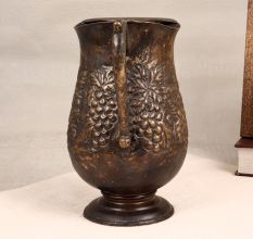 Engraved High-Quality Brass Jug for Flower Decoration