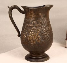 Engraved High-Quality Brass Jug for Flower Decoration