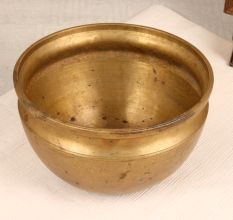Antique Brown Brass Planter Made of Brass for Decor