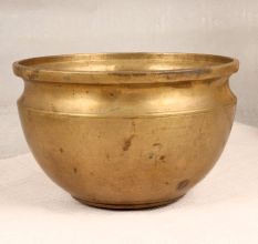 Antique Brown Brass Planter Made of Brass for Decor