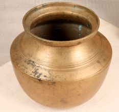 South Indian Finest Brass Holy Pot for Indoor Planter